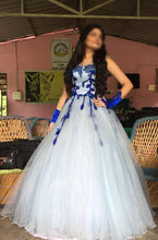 Load image into Gallery viewer, G167, Light Blue Ball Gown, Size (XS-30 toL-38)