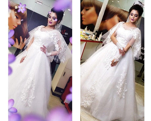 Akshara Aka Hina Khan Looks Like A Fairy In WHITE WEDDING GOWN!