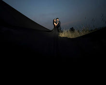 Load image into Gallery viewer, G100(12), Black Long Trail Prewedding Shoot Gown, Size  (All)