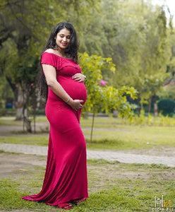 G42 (4), Long Off Shoulder Wine dress, Size (all)