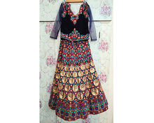 Load image into Gallery viewer, L2, Kareena Blue Rainbow Lehenga, Size (XS-30 toXL-40)