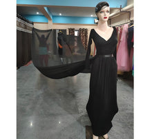 Load image into Gallery viewer, G206 (2), Black Maternity Shoot Trail Baby Shower Gown, Size (ALL)