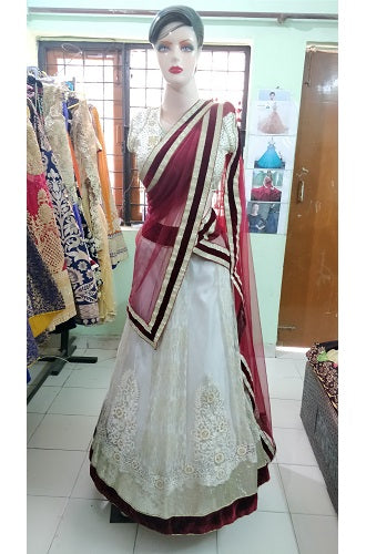 Yankita Kapoor Stylish White Color Wedding Bridal Lehenga Choli