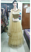 Load image into Gallery viewer, L49, Golden Lehenga, Size (XS-30 to XL-40)