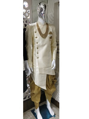 M23, Cream Color Indowestern Men's Dress,  szie 38-40