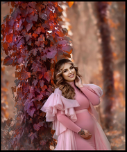 Load image into Gallery viewer, G2028, Pink Ruffled Trail Gown Size (All) pp