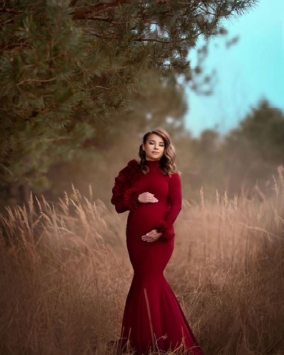 Body fit long gown hotsell