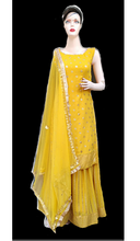 Load image into Gallery viewer, L152, Haldi Rasam Dress, Size (XS-30 to XL-38)