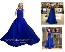 Load image into Gallery viewer, G93, Royal Blue Gown (Sleeves available), Size (XS-30 to L-36)