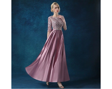 Load image into Gallery viewer, G82, A-Line Half Sleeve Prom Evening Gown, Size (XS-30 to L-38)