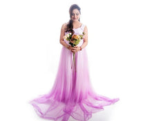 Load image into Gallery viewer, G255, Lavender Maternity Shoot Baby Shower Gown, Size (All)