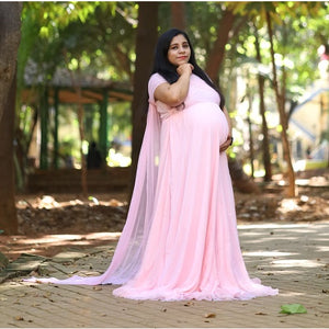 G22 (4), Pink Maternity Shoot  Gown, Size (ALL)