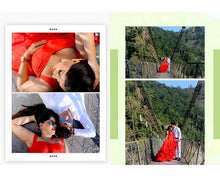 Load image into Gallery viewer, G37, Luxury Red Cloud Puffy Trail Ball Gown, Size (All)