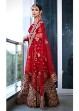 Load image into Gallery viewer, L76, Bridal Red Gota Patti Work Lehenga, Size (XS-30 to XL-40)