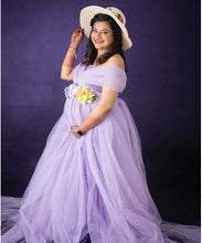 Load image into Gallery viewer, G522 (2), Lavender Pre Wedding Shoot Gown, Size (ALL)