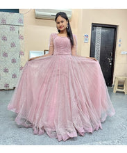 Load image into Gallery viewer, G449, Pink Luxury Ball Gown, Size (XS-30 to L-38)