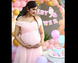 G22 (4), Pink Maternity Shoot  Gown, Size (ALL)