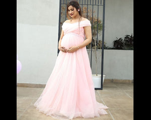 G22 (4), Pink Maternity Shoot  Gown, Size (ALL)