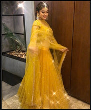 Load image into Gallery viewer, l506, Haldi Mustard  Lehnga Size (XS-30 to XL-40),