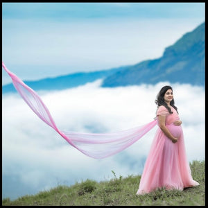 G22 (4), Pink Maternity Shoot  Gown, Size (ALL)