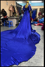 Load image into Gallery viewer, G666 (4), Royal Blue Prewedding Long Trail Gown Size(All)