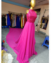 Load image into Gallery viewer, G251 (2), Hot Pink Pre-Wedding Shoot Trail Gown, (All Sizes)