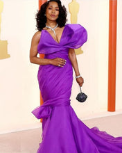 Load image into Gallery viewer, G23, Purple Fishcut Evening Gown,(SIZE ALL)pp