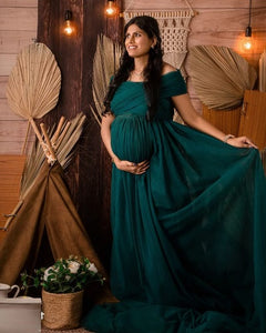 G922, Bottle Green Shoot Gown, Size (ALL)pp