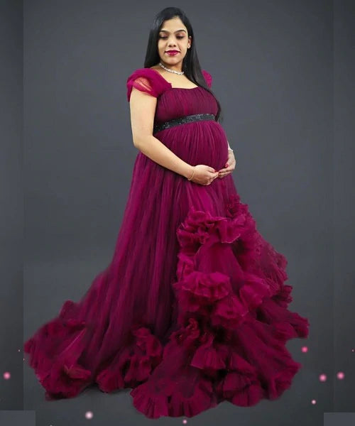 Buy Long Rose Gold Lace Maternity Dress Pregnancy Gown for Online in India  - Etsy