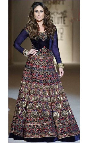 ICW 2018 day two highlights: Kareena Kapoor's bold lehenga, retro floral  sarees, metallic skirts | Fashion Trends - Hindustan Times