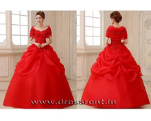 Load image into Gallery viewer, G142, Red Hood Ball Gown, Size (XS-30 to L-36)